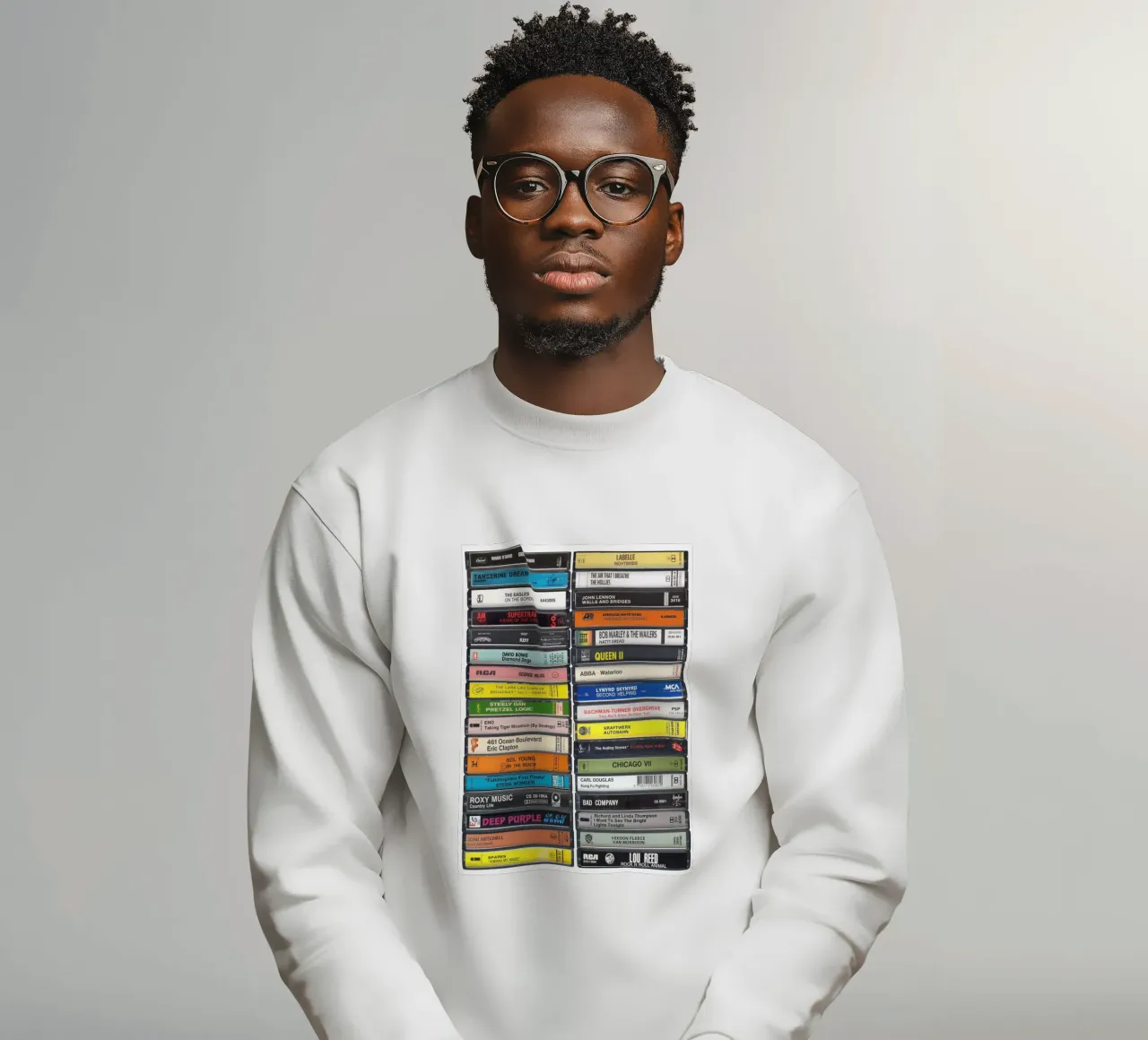 Musica del 1974 - Idea regalo per il 51° compleanno - Nato nel 1974 felpa da MrMustardPrints