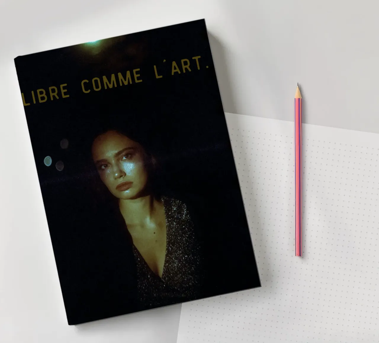 Libre comme l´art. notebook by ONPOINT COLLECTIV