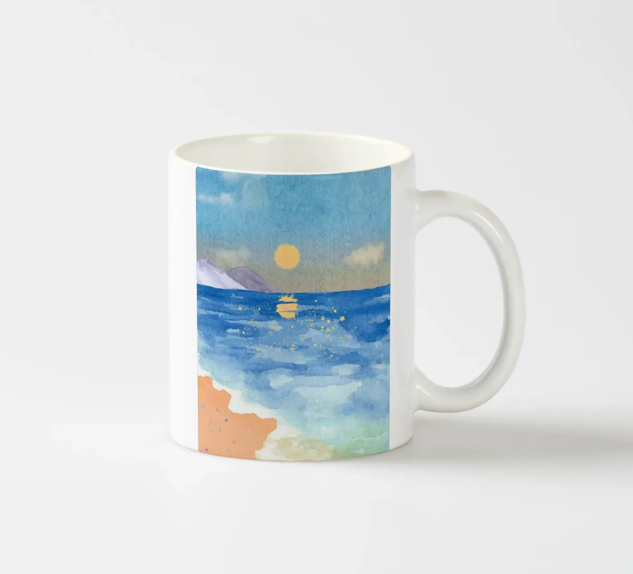 sun reflect on beach tazza in ceramica da Keyn