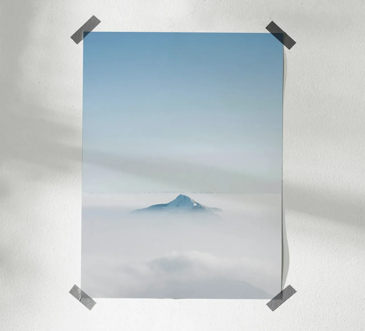 top mountain hide in cloud carta hahnemühle da Keyn