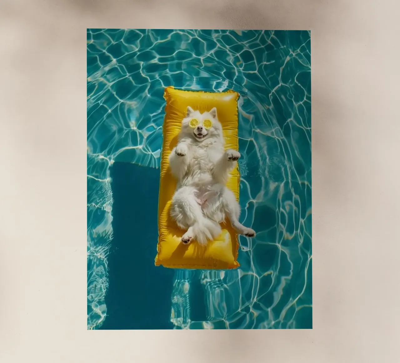 dog chill on float pellicola backlit da Keyn