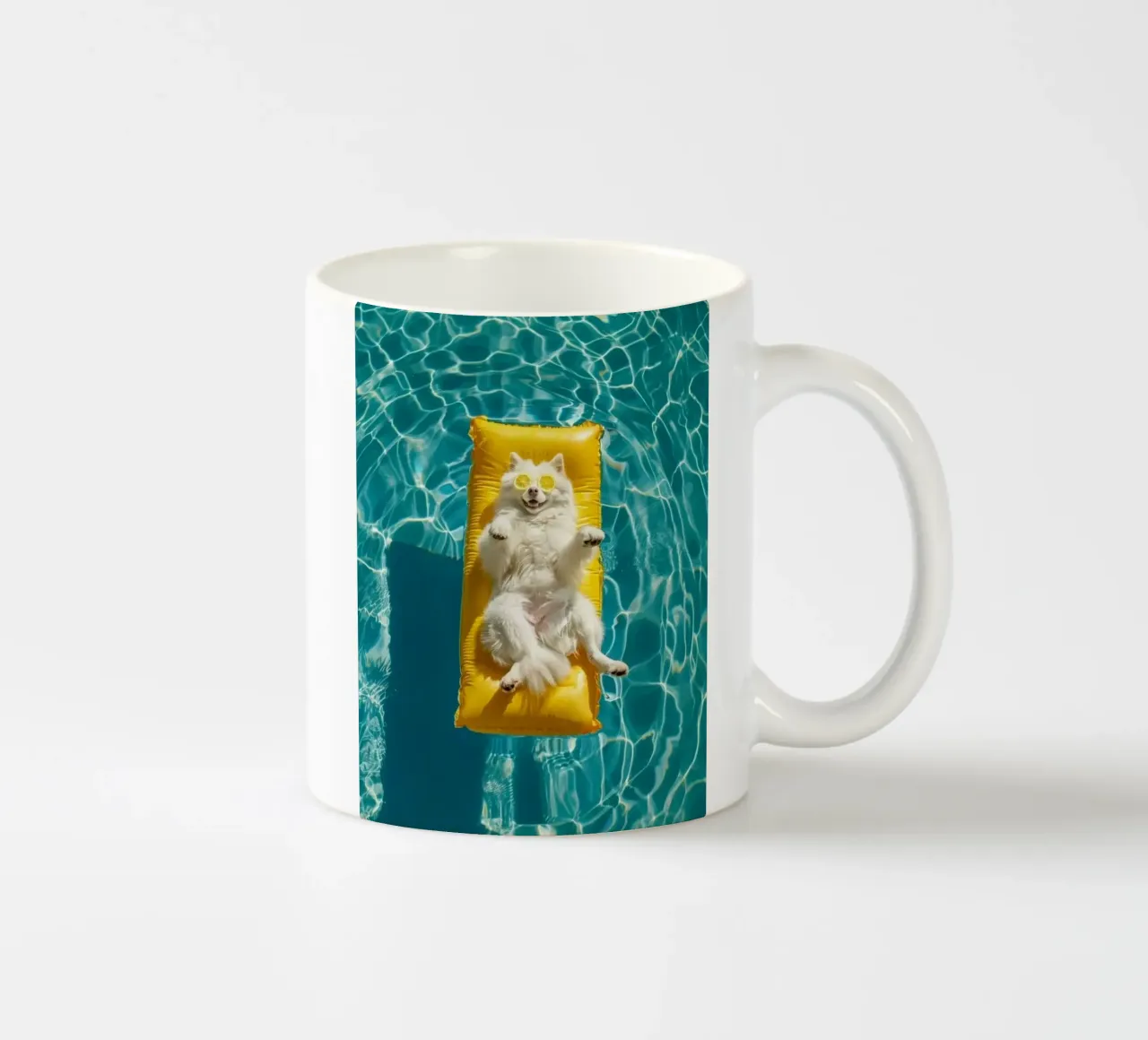 dog chill on float tazza in ceramica da Keyn