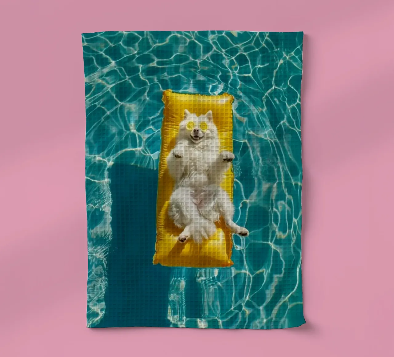 dog chill on float canovaccio da cucina da Keyn