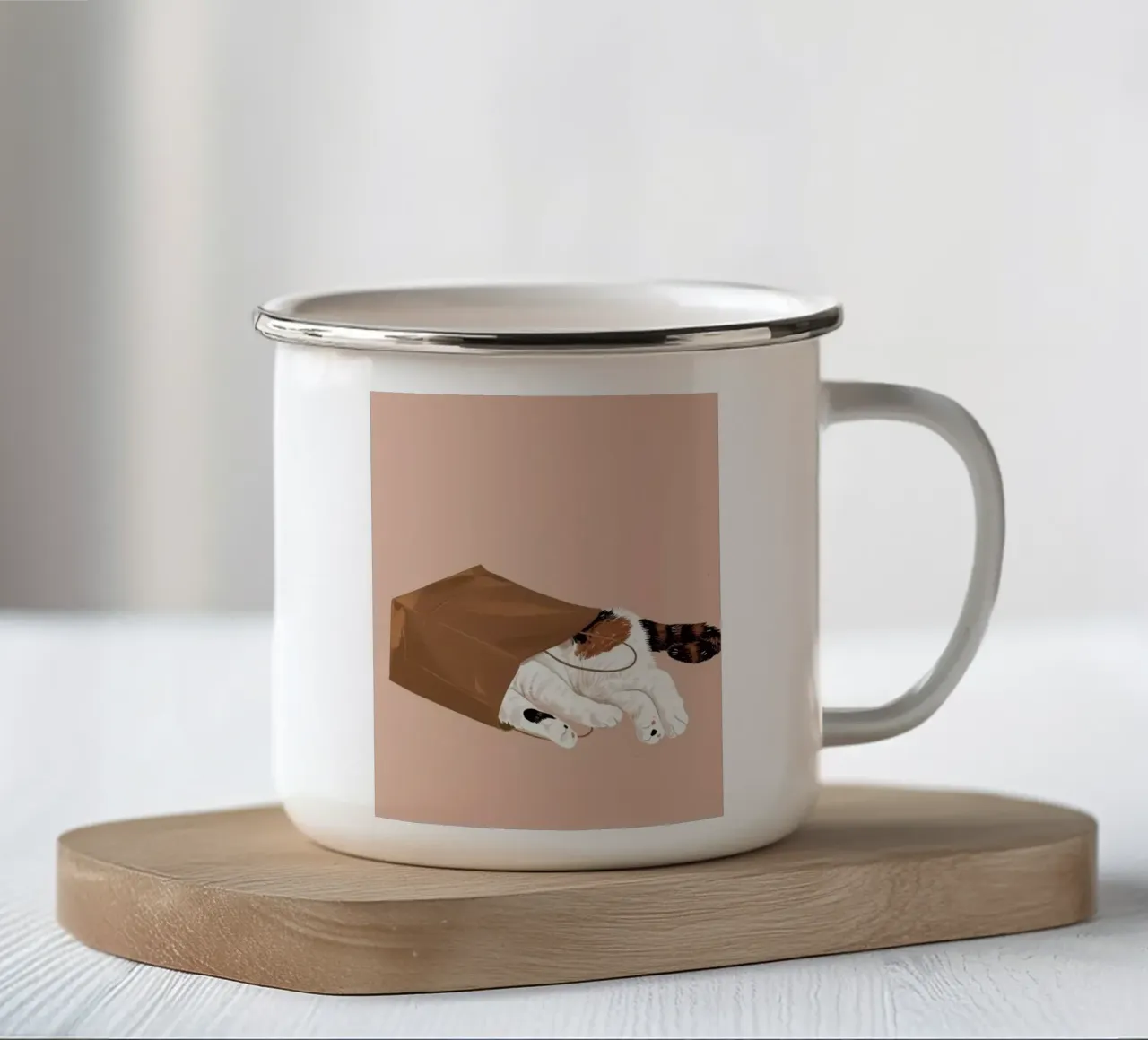 pet sleep in the bag tazza in smalto da Keyn