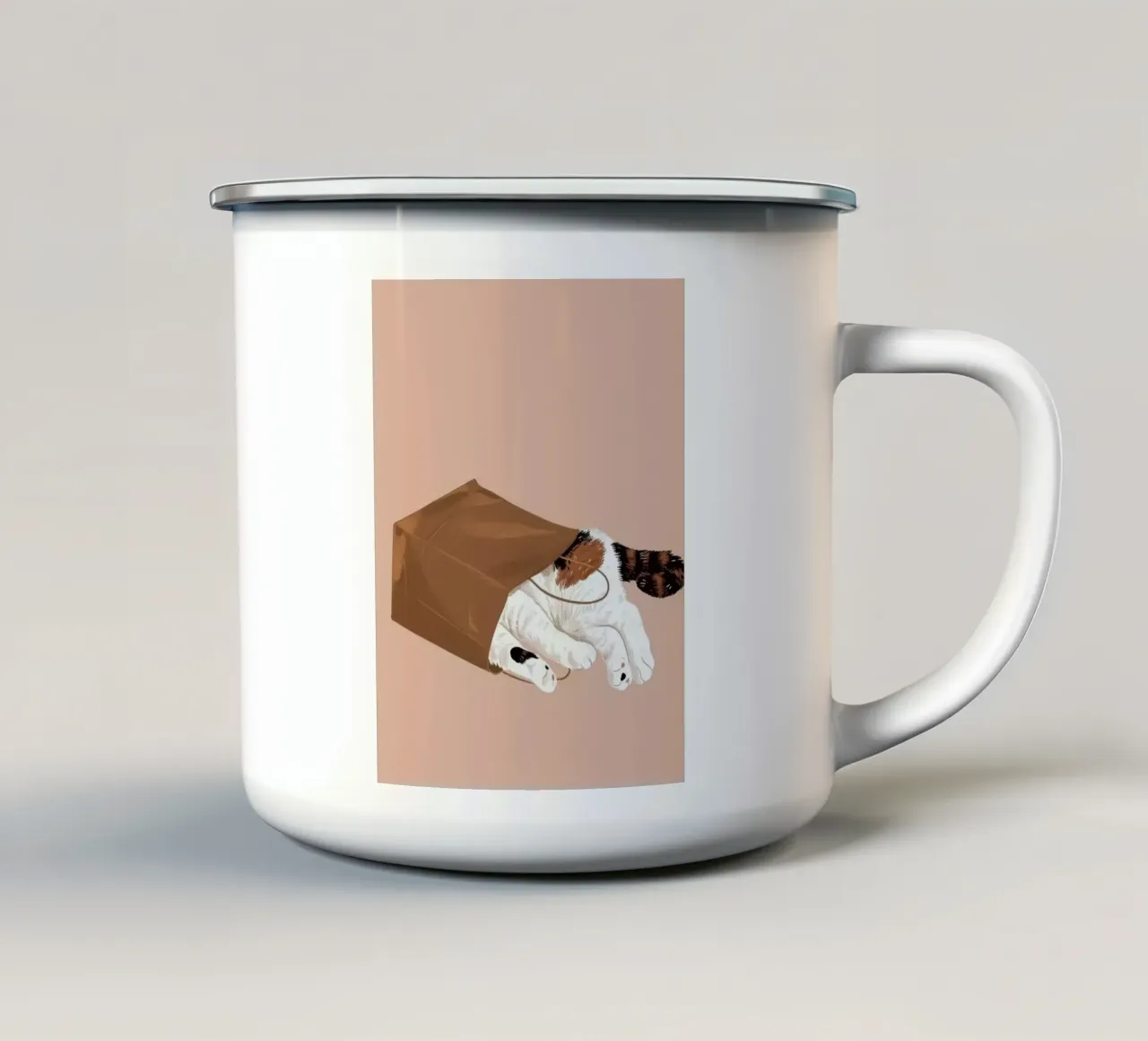 pet sleep in the bag tazza in smalto da Keyn