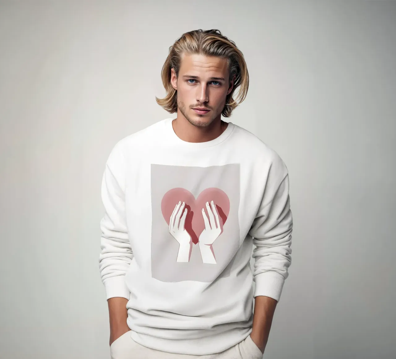 Mani a forma di cuore felpa da LIFESTYLE OBJECTS