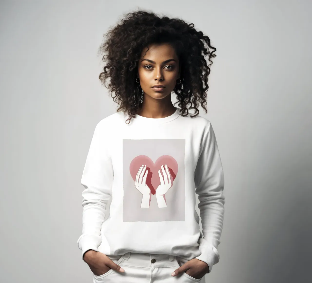 Mani a forma di cuore felpa da LIFESTYLE OBJECTS