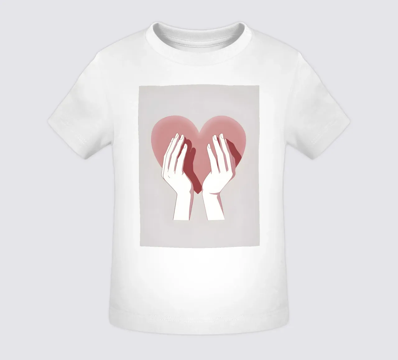 Mani a forma di cuore maglietta neonato da LIFESTYLE OBJECTS