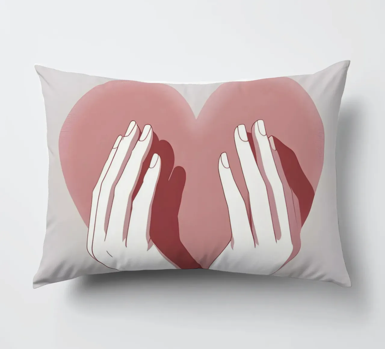 Mani a forma di cuore cuscino da LIFESTYLE OBJECTS