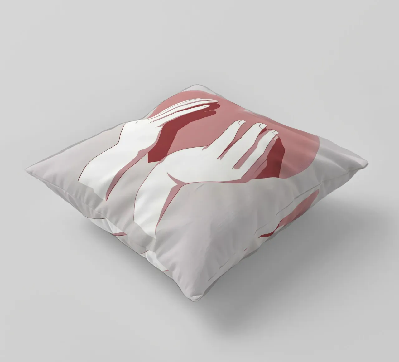Mani a forma di cuore cuscino da LIFESTYLE OBJECTS