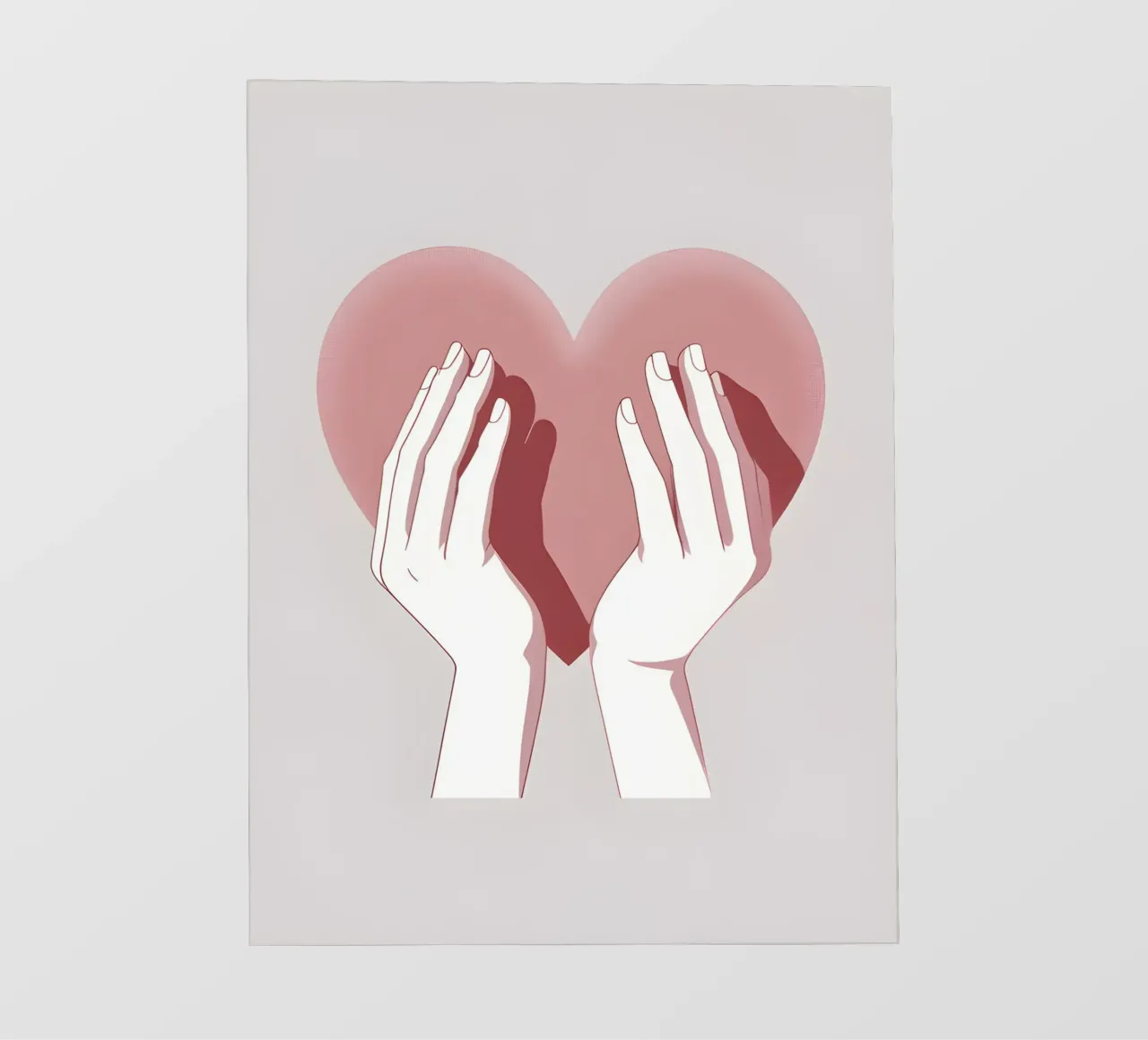 Mani a forma di cuore pellicola backlit da LIFESTYLE OBJECTS