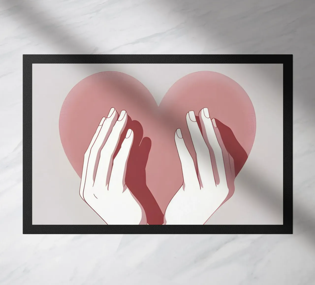 Mani a forma di cuore zerbino da LIFESTYLE OBJECTS