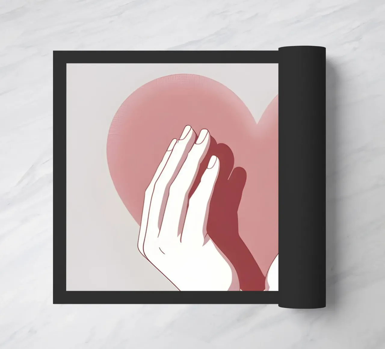 Mani a forma di cuore zerbino da LIFESTYLE OBJECTS