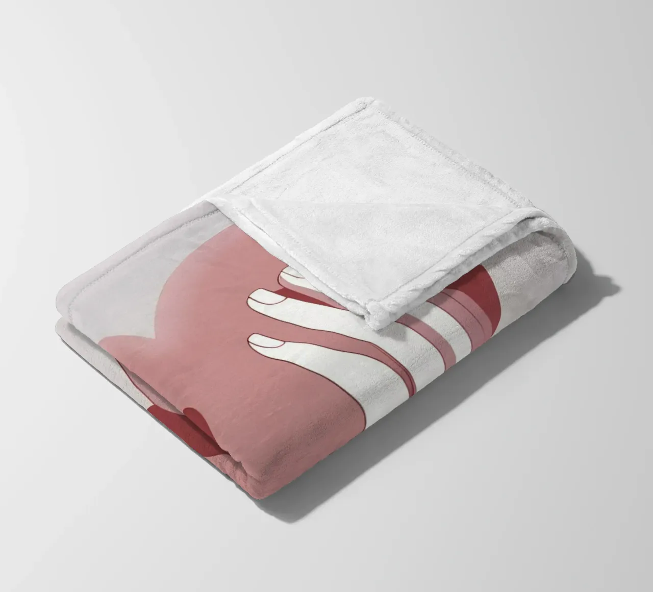 Mani a forma di cuore coperta in pile da LIFESTYLE OBJECTS