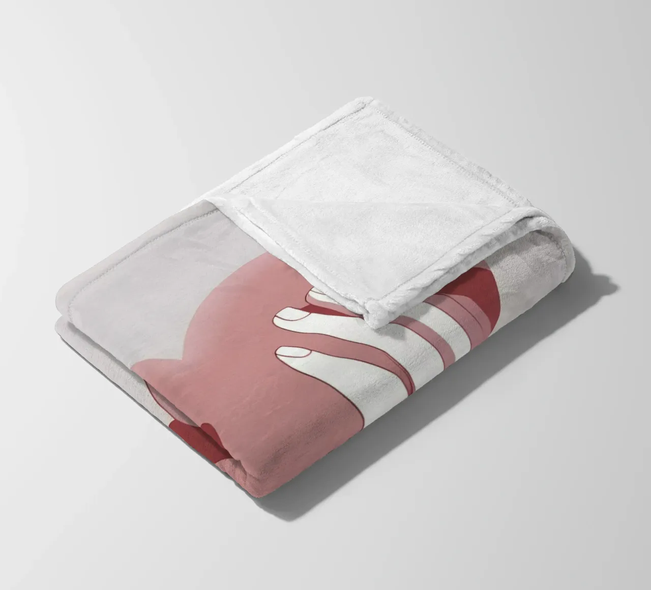 Mani a forma di cuore coperta in pile da LIFESTYLE OBJECTS