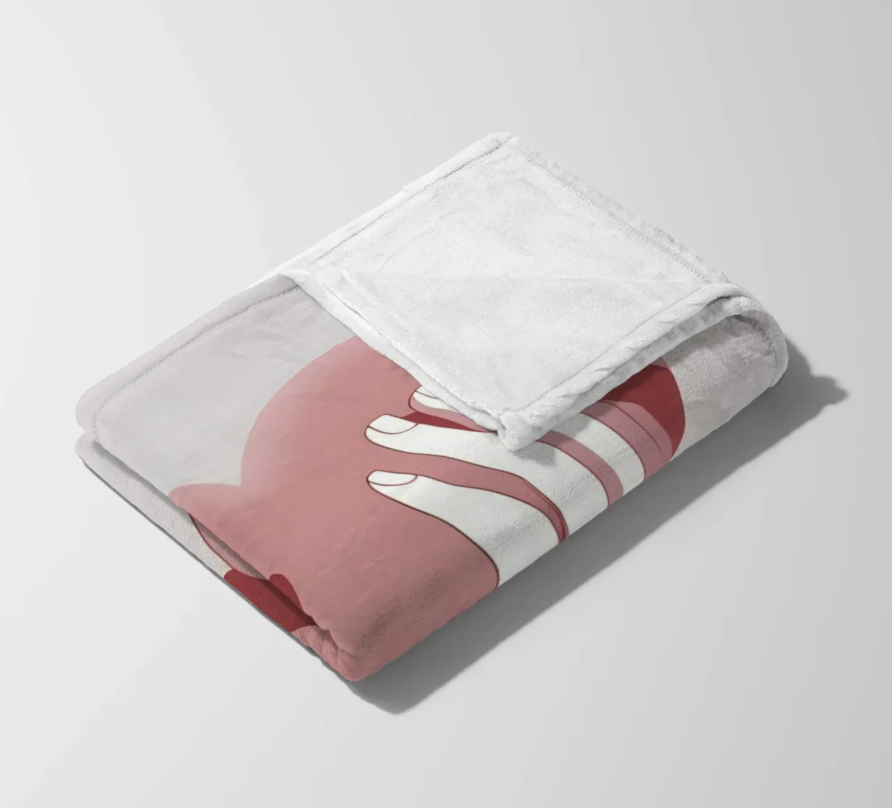 Mani a forma di cuore coperta in pile da LIFESTYLE OBJECTS