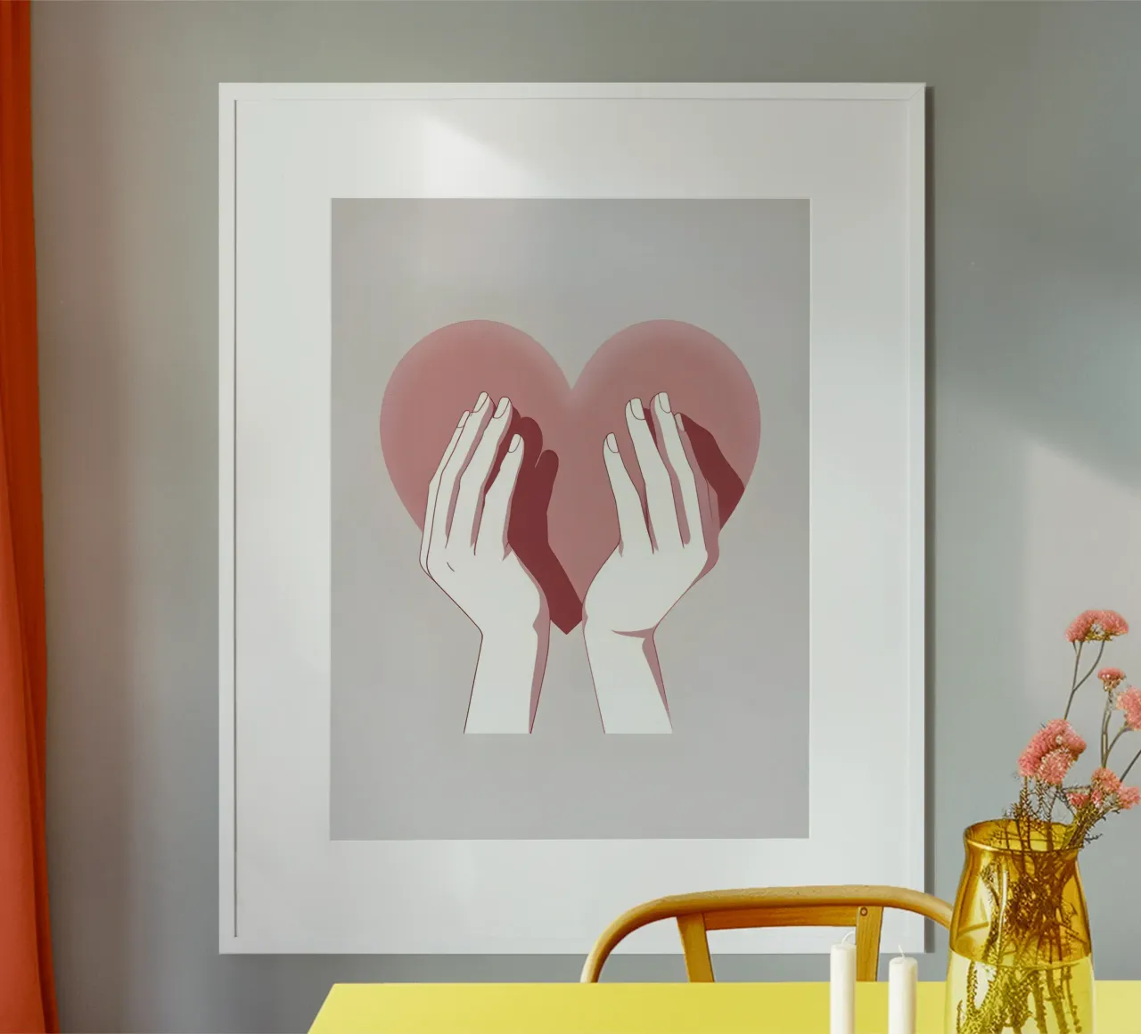 Mani a forma di cuore carta hahnemühle da LIFESTYLE OBJECTS