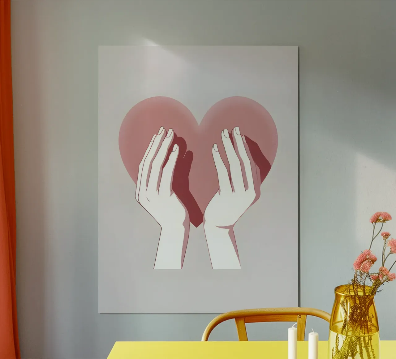 Mani a forma di cuore carta hahnemühle da LIFESTYLE OBJECTS