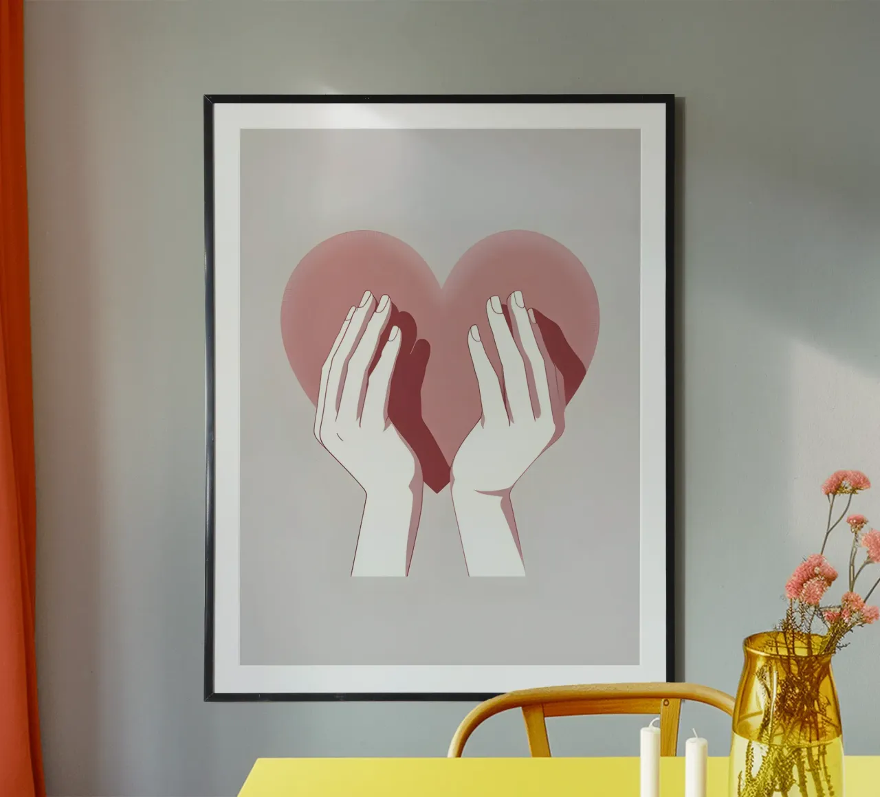 Mani a forma di cuore carta hahnemühle da LIFESTYLE OBJECTS