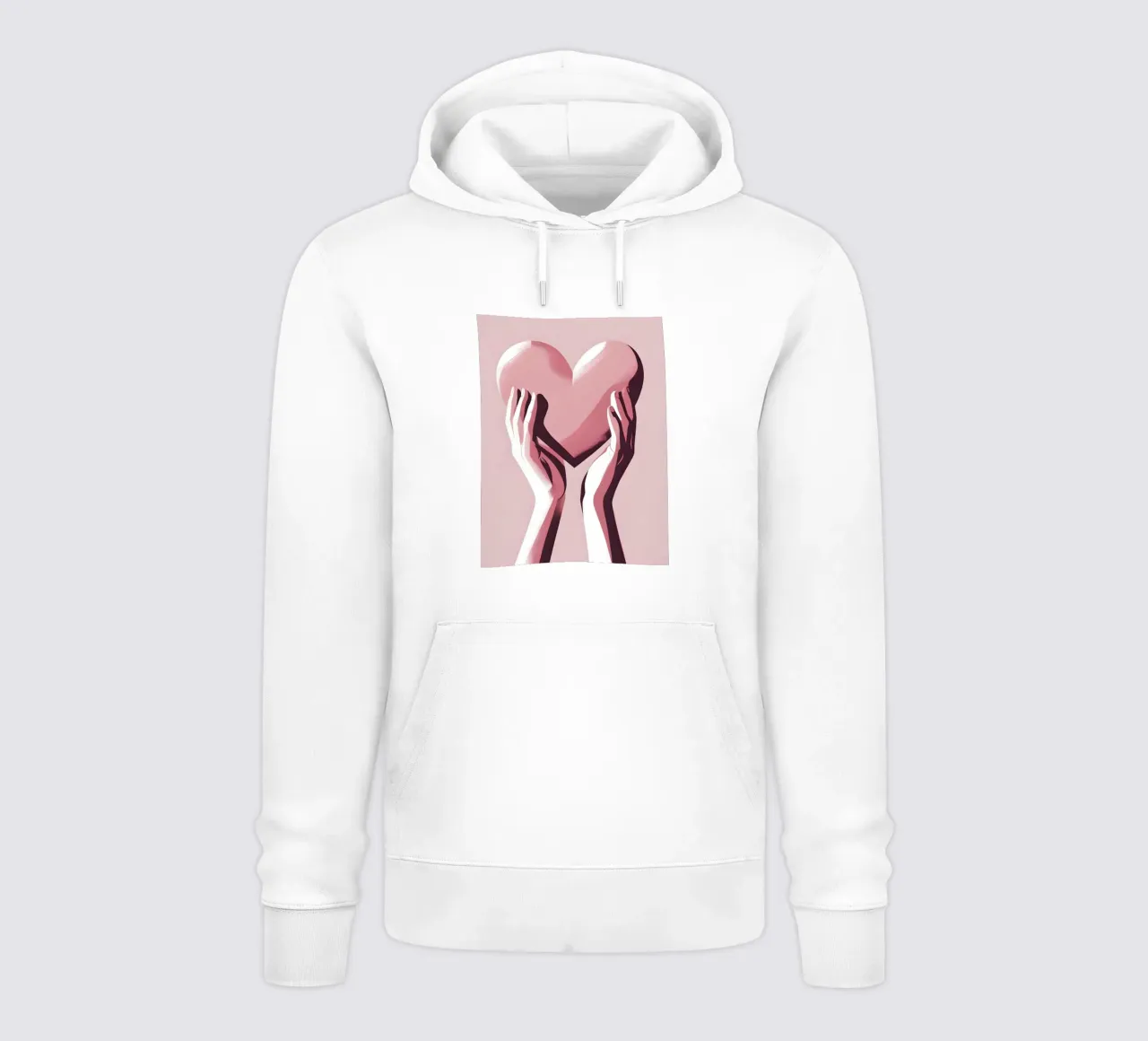 Mani a forma di cuore felpa con cappuccio da LIFESTYLE OBJECTS