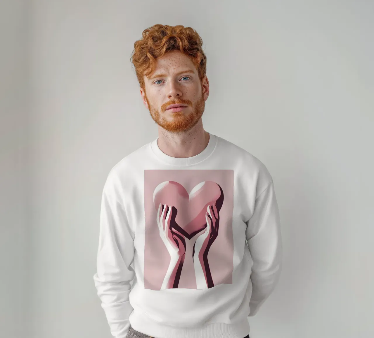 Mani a forma di cuore felpa da LIFESTYLE OBJECTS