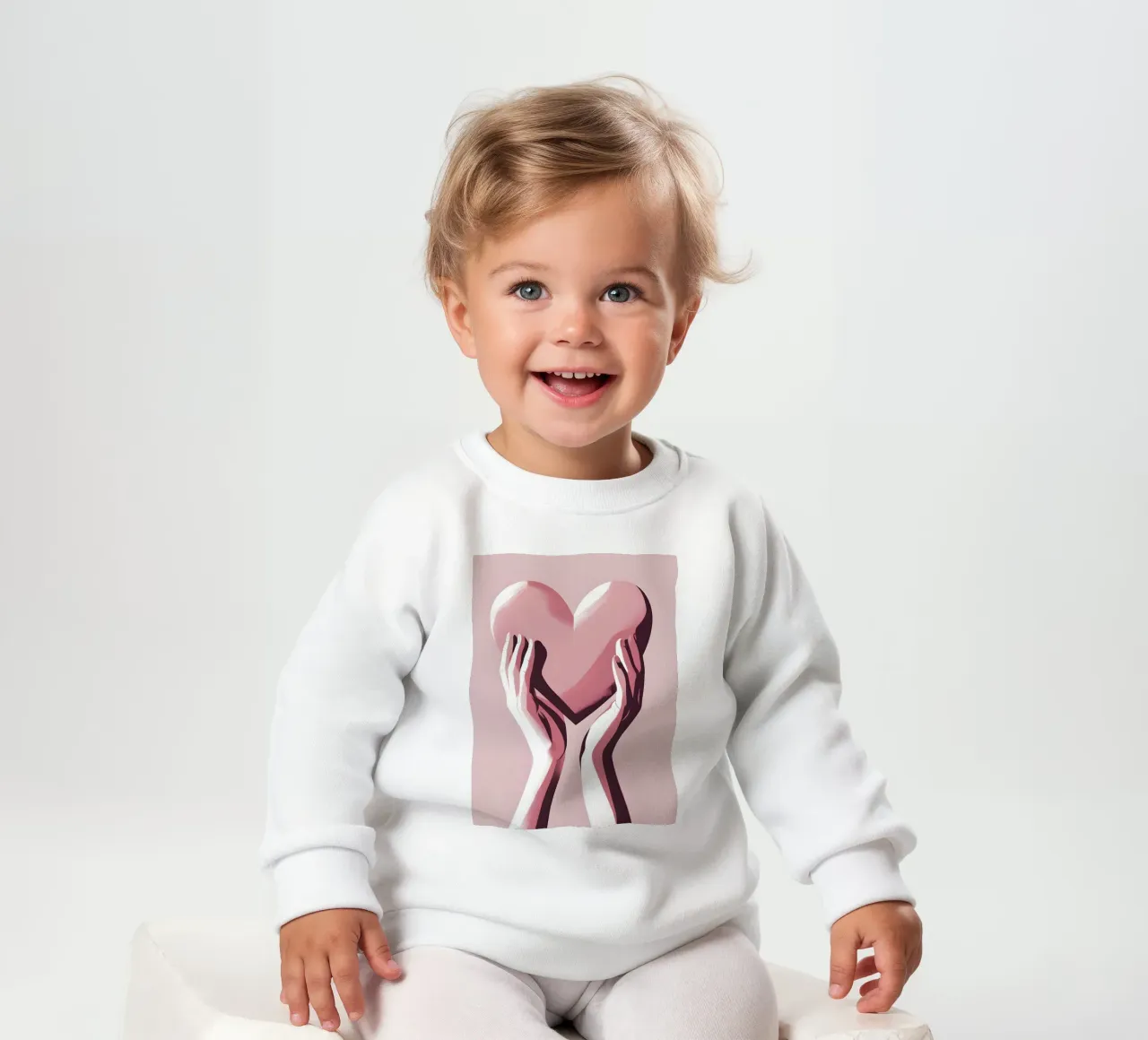 Mani a forma di cuore felpa neonato da LIFESTYLE OBJECTS