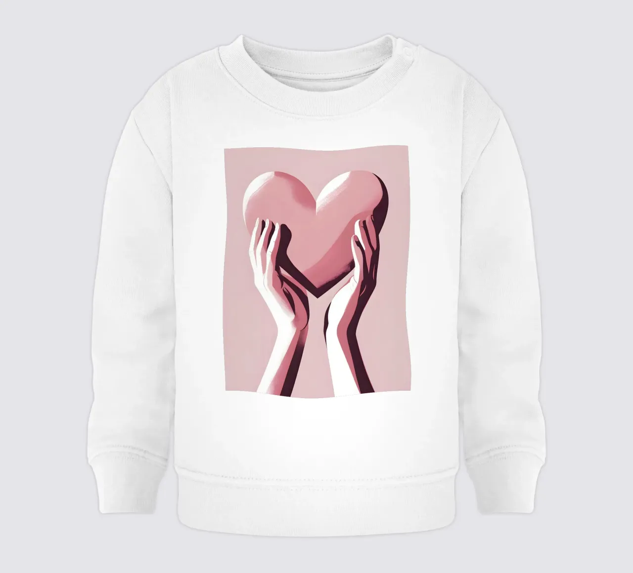 Mani a forma di cuore felpa neonato da LIFESTYLE OBJECTS