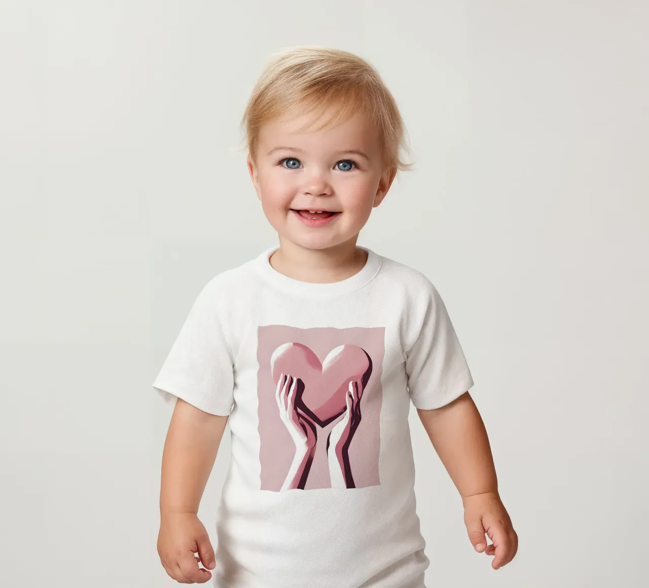 Mani a forma di cuore maglietta neonato da LIFESTYLE OBJECTS
