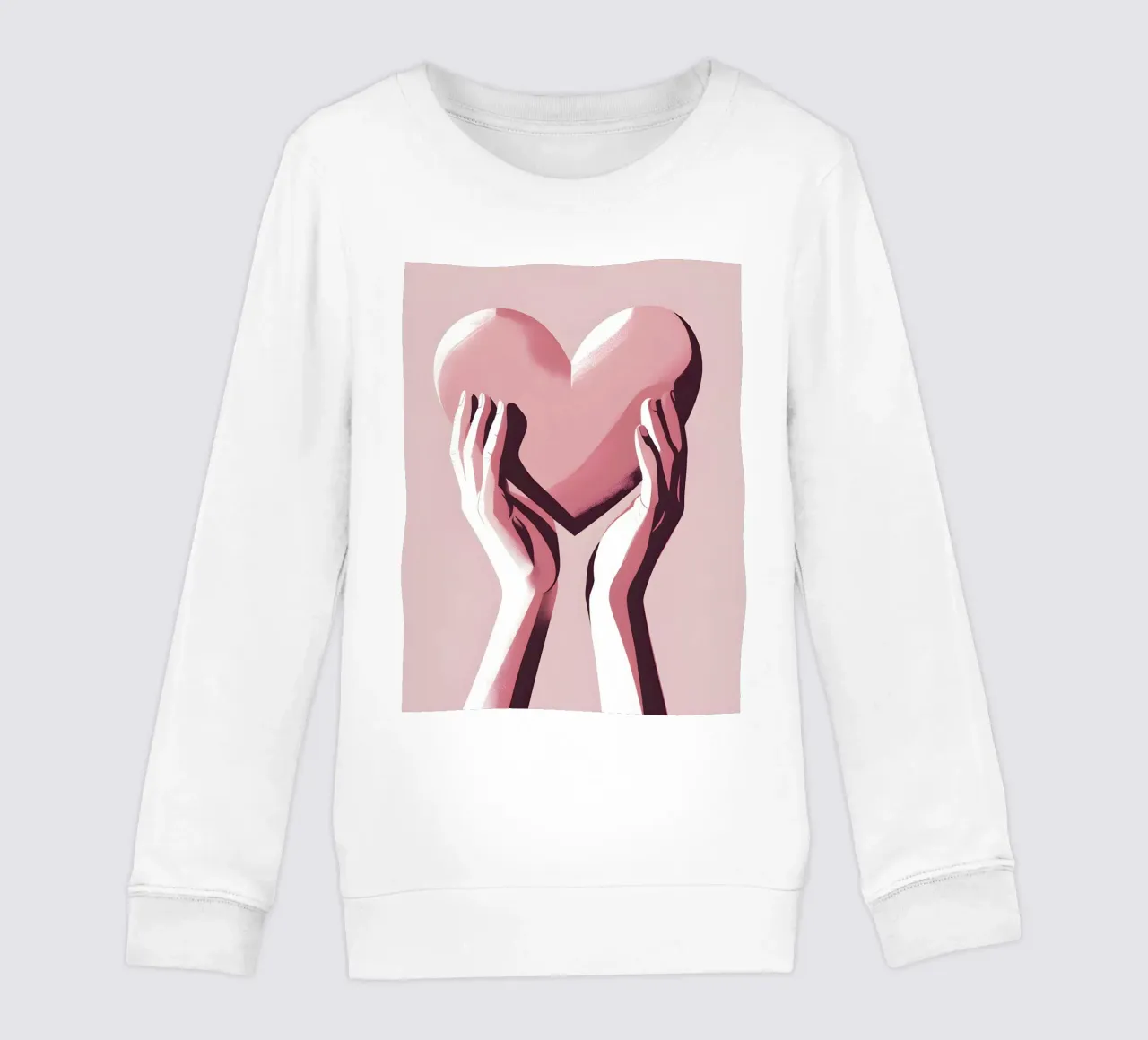 Mani a forma di cuore felpa bambino da LIFESTYLE OBJECTS