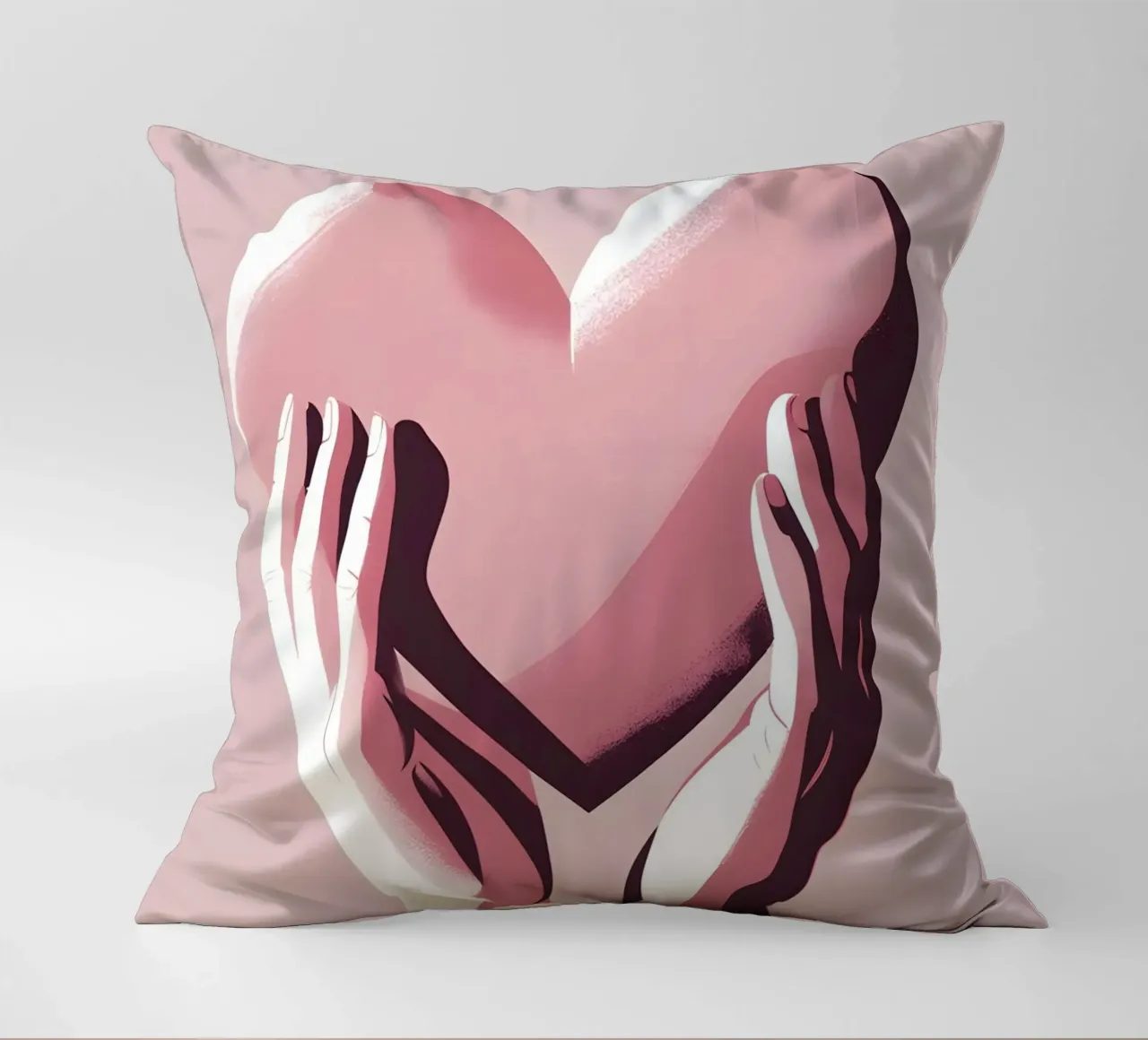 Mani a forma di cuore cuscino da LIFESTYLE OBJECTS