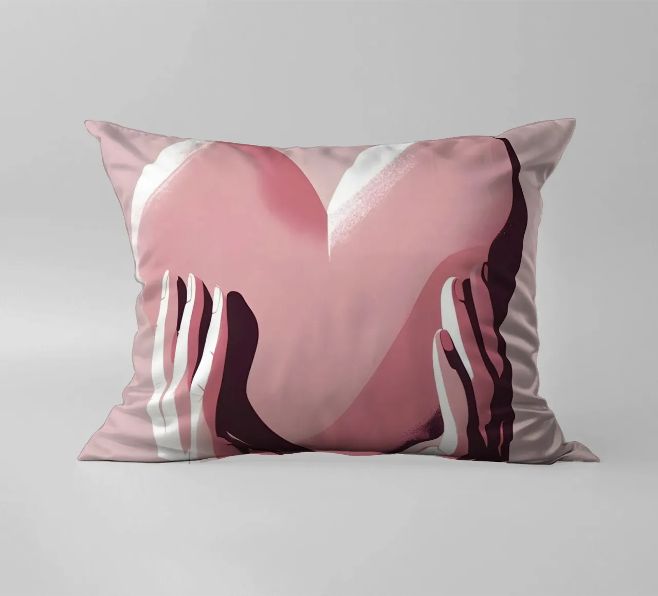 Mani a forma di cuore cuscino da LIFESTYLE OBJECTS
