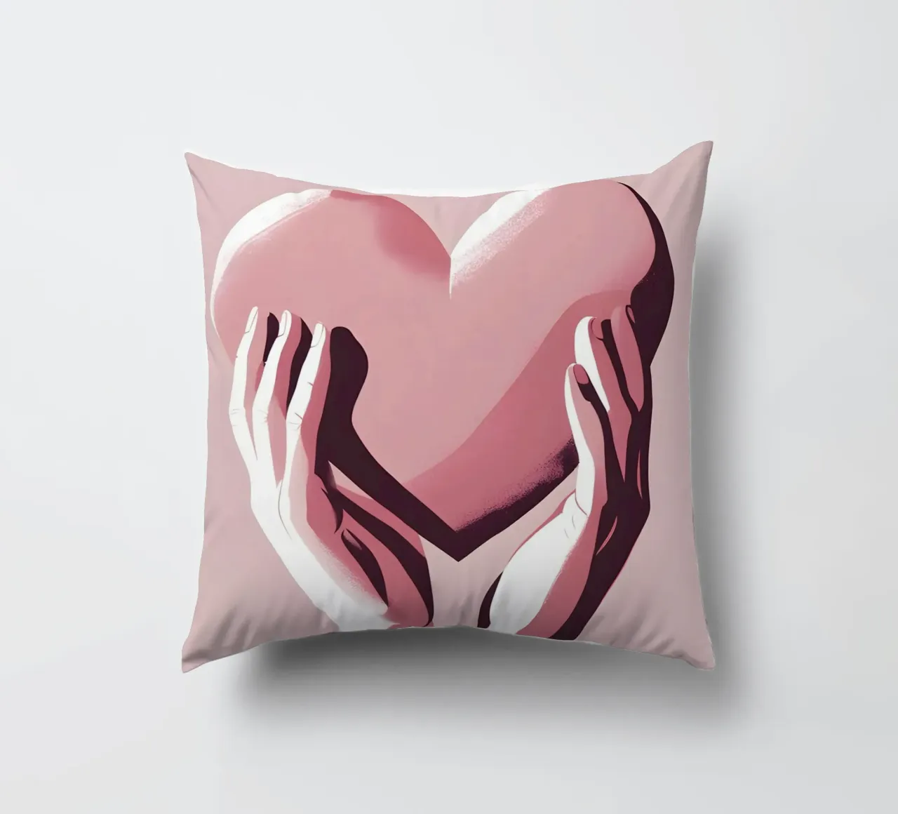 Mani a forma di cuore cuscino da LIFESTYLE OBJECTS