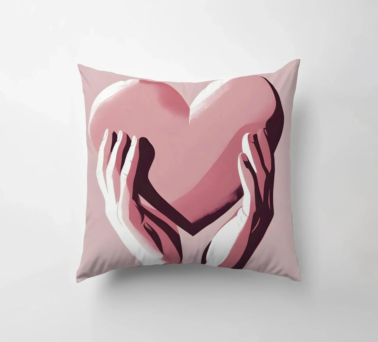 Mani a forma di cuore cuscino da LIFESTYLE OBJECTS