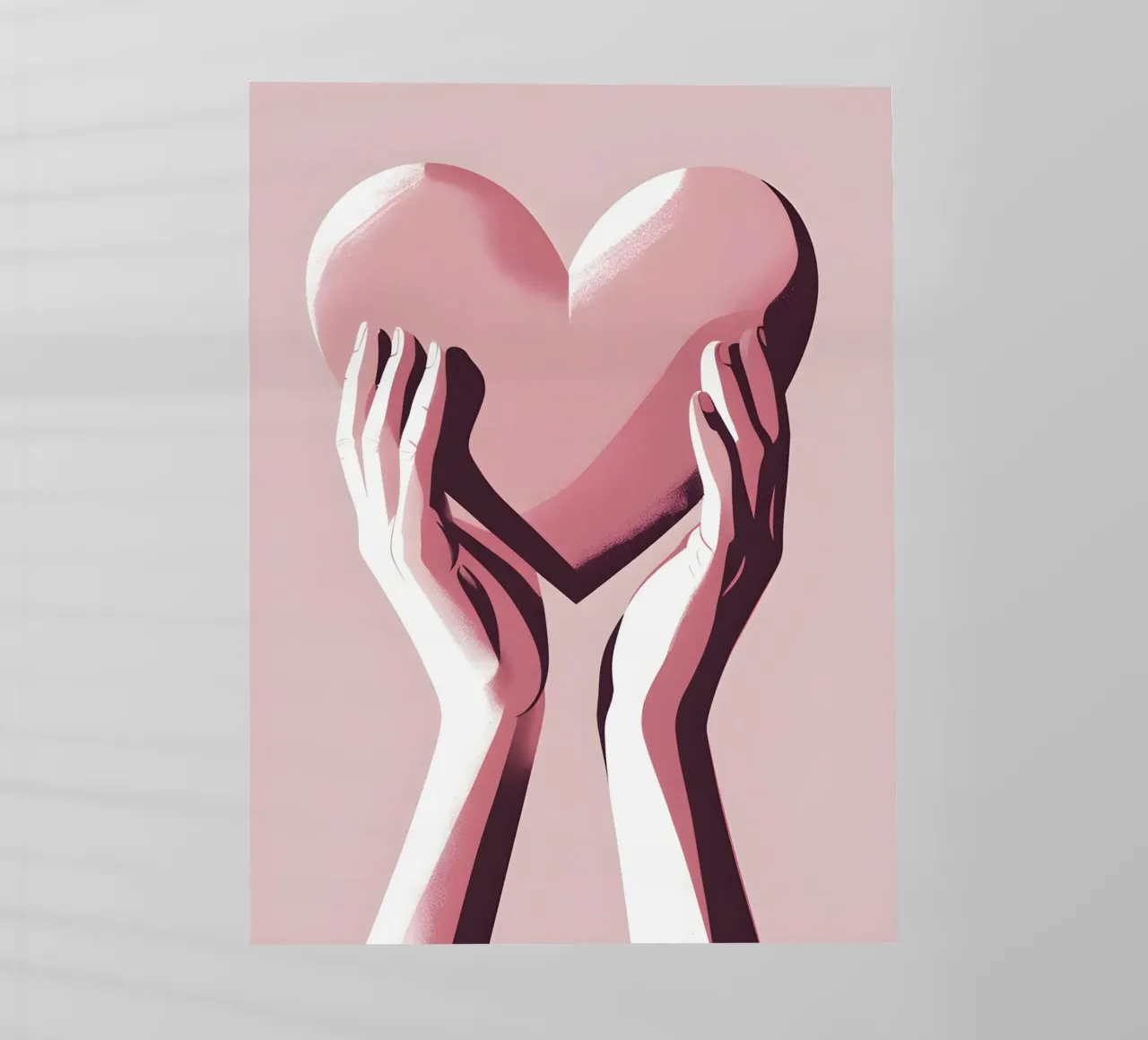 Mani a forma di cuore pellicola backlit da LIFESTYLE OBJECTS