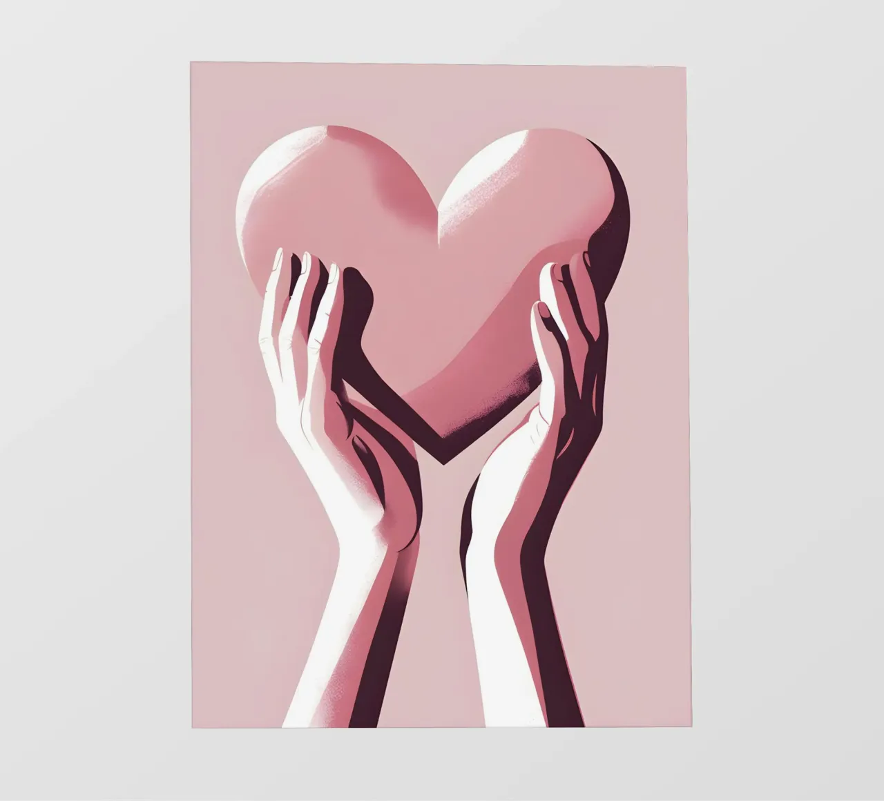 Mani a forma di cuore pellicola backlit da LIFESTYLE OBJECTS