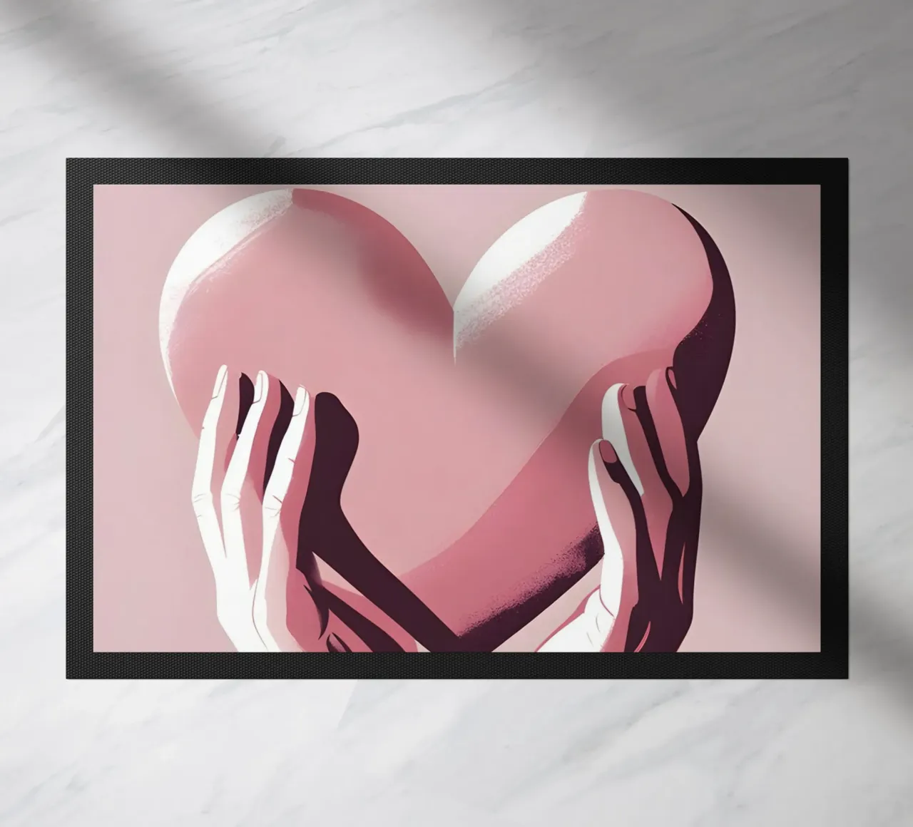 Mani a forma di cuore zerbino da LIFESTYLE OBJECTS