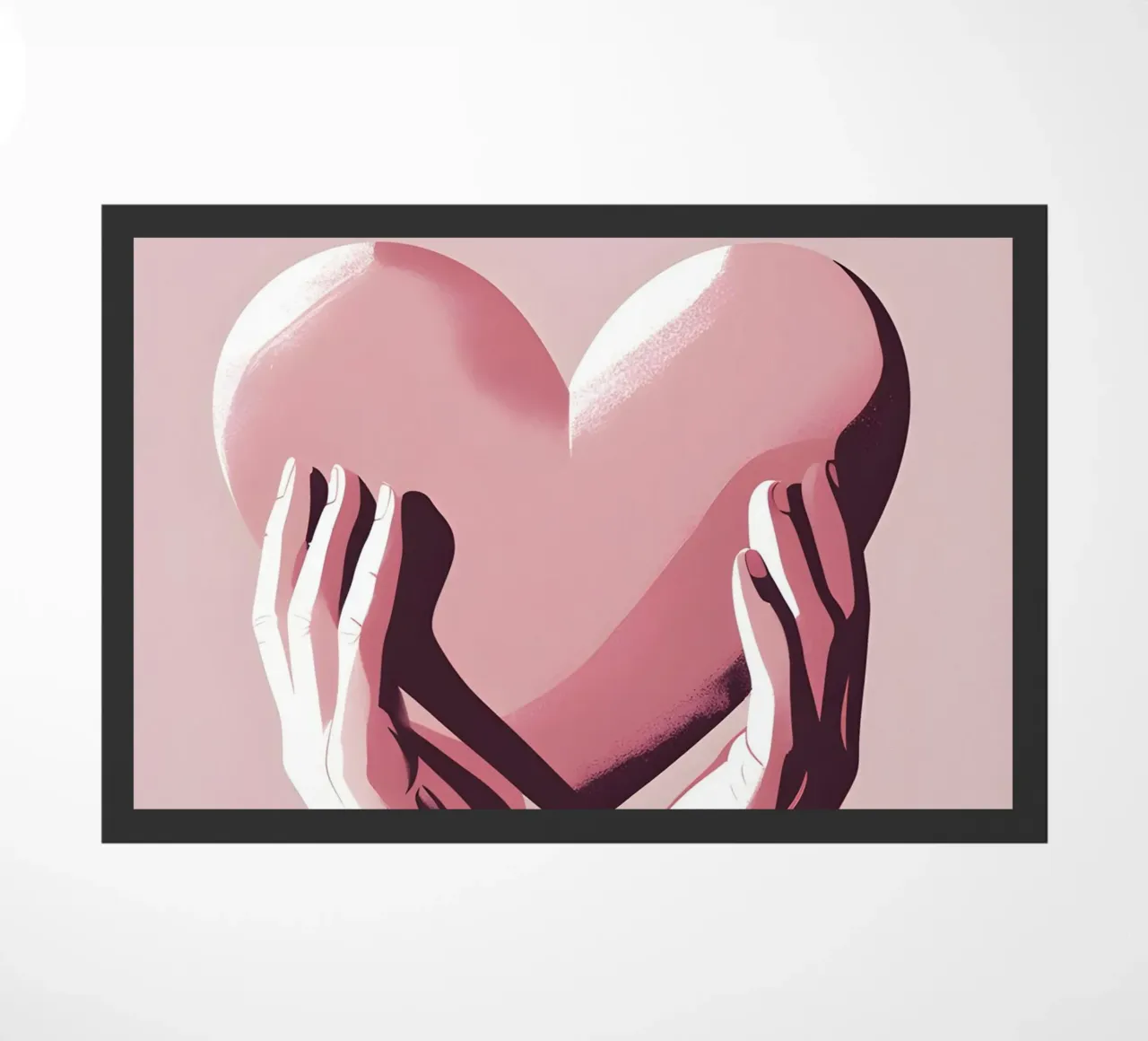 Mani a forma di cuore zerbino da LIFESTYLE OBJECTS
