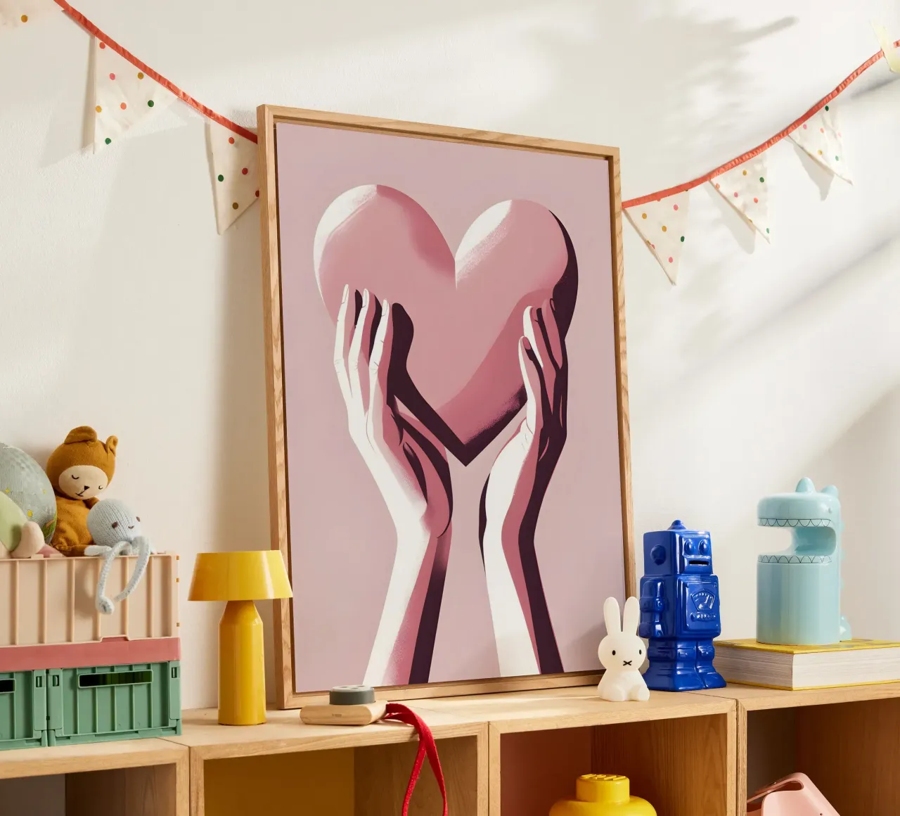 Mani a forma di cuore plexiglass da LIFESTYLE OBJECTS