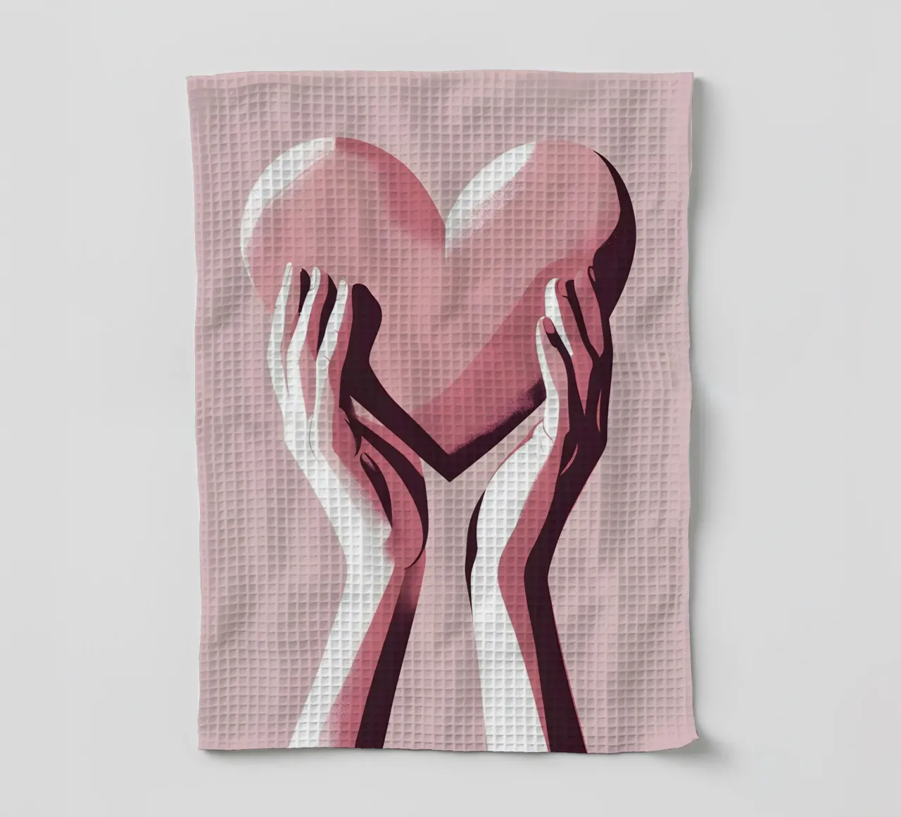 Mani a forma di cuore canovaccio da cucina da LIFESTYLE OBJECTS