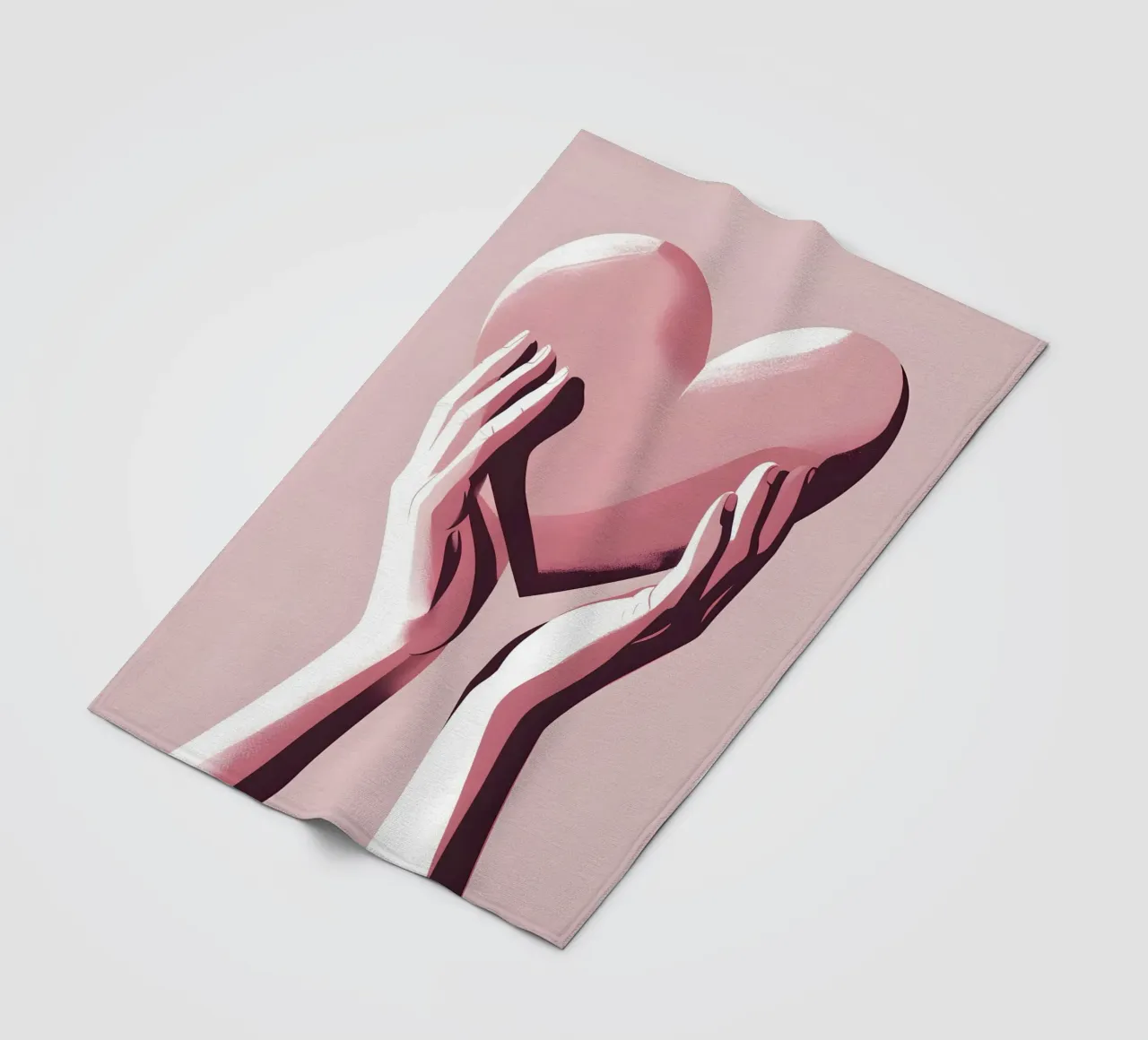 Mani a forma di cuore coperta in pile da LIFESTYLE OBJECTS