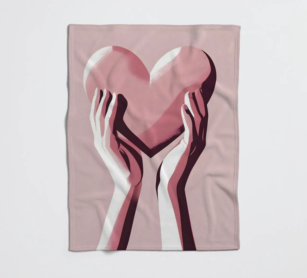Mani a forma di cuore coperta in pile da LIFESTYLE OBJECTS