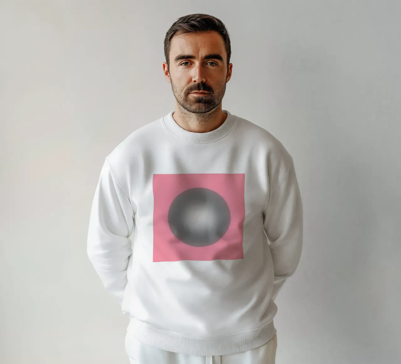 Palla grigia felpa da BenCoStyle