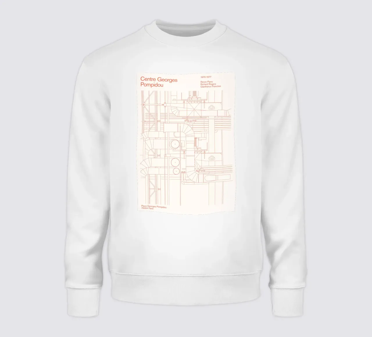 Pompidou : Blueprint felpa da Florent Bodart