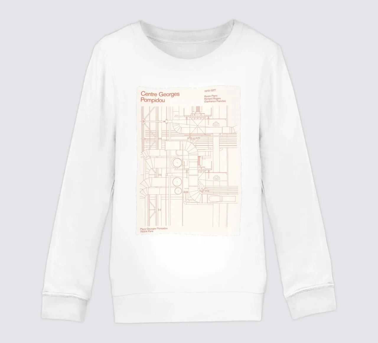 Pompidou : Blueprint felpa bambino da Florent Bodart