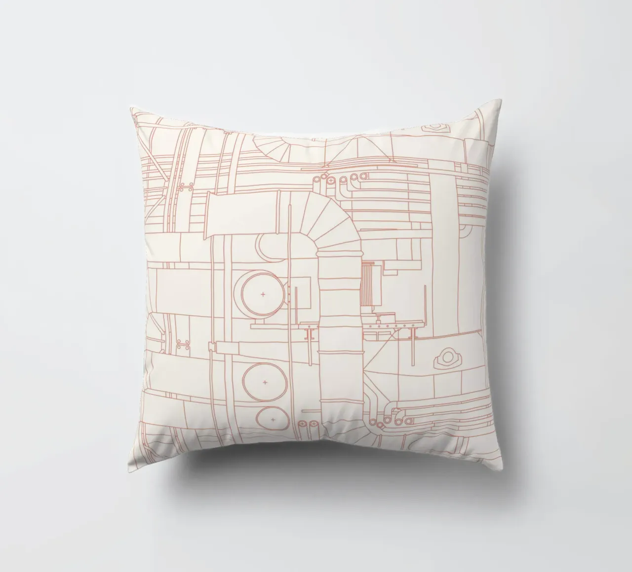 Pompidou : Blueprint cuscino da Florent Bodart