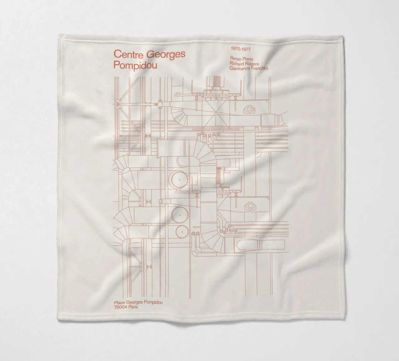 Pompidou : Blueprint coperta in pile da Florent Bodart