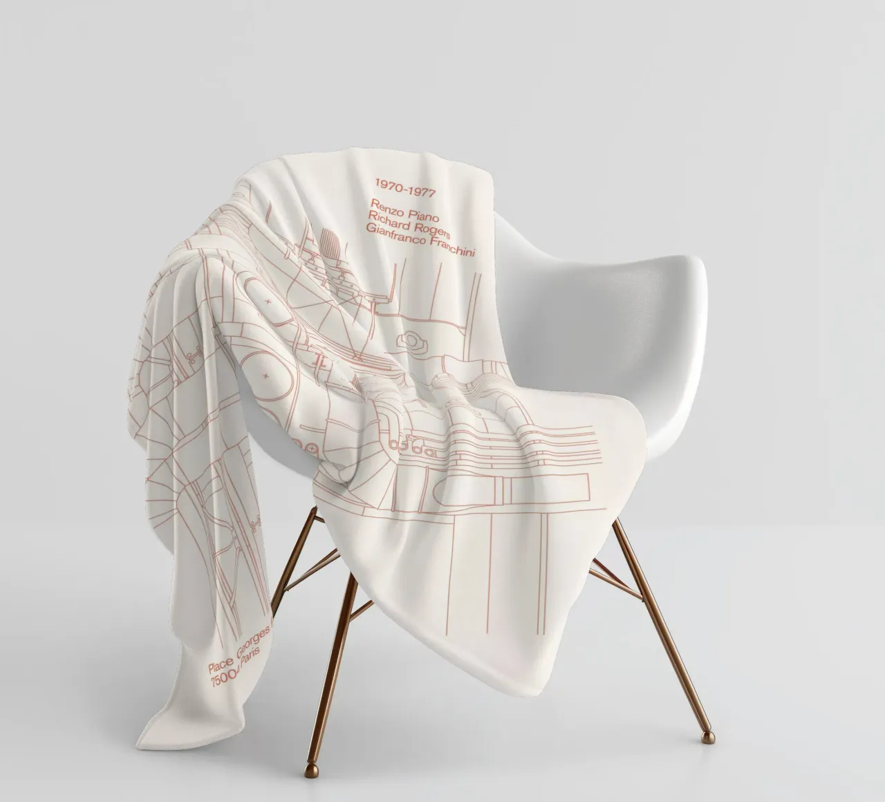 Pompidou : Blueprint coperta in pile da Florent Bodart