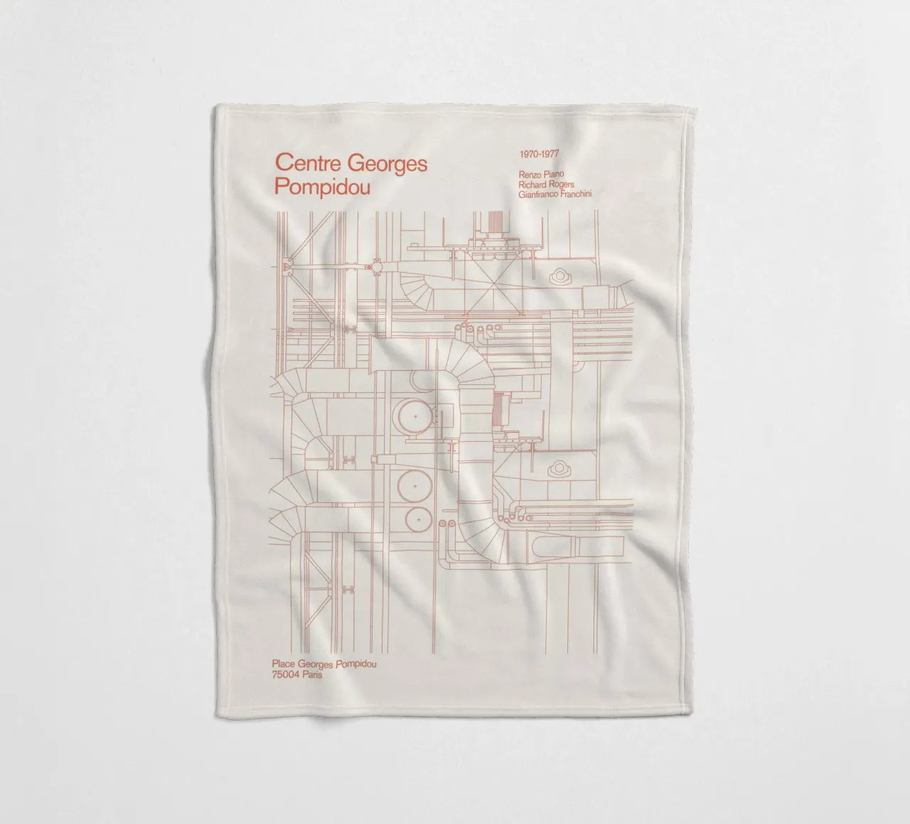 Pompidou : Blueprint coperta in pile da Florent Bodart