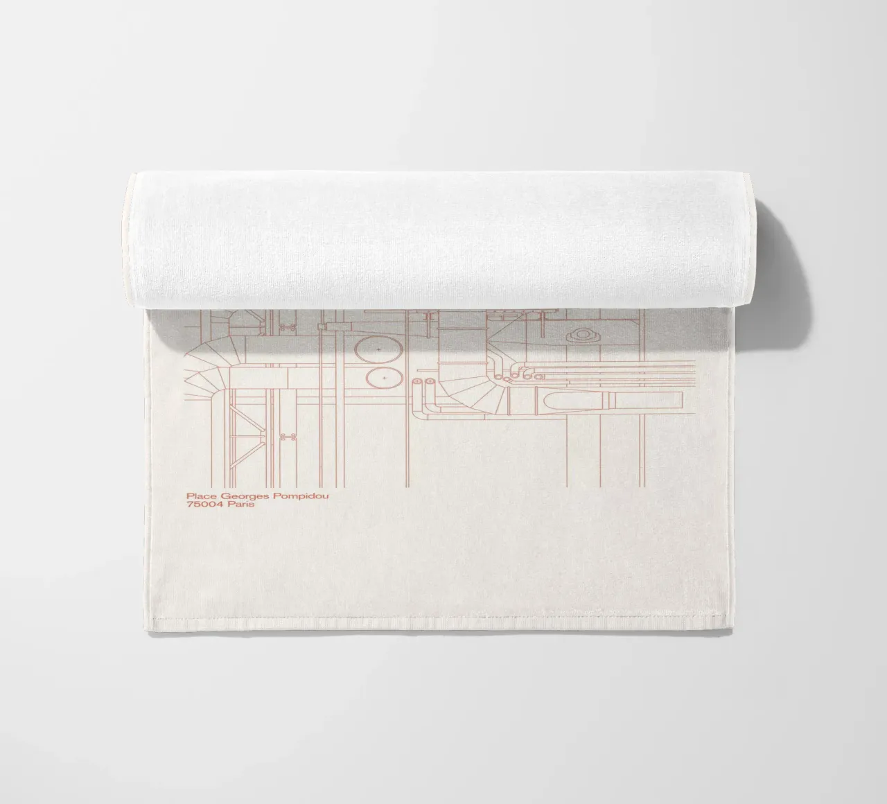 Pompidou : Blueprint telo mare da Florent Bodart