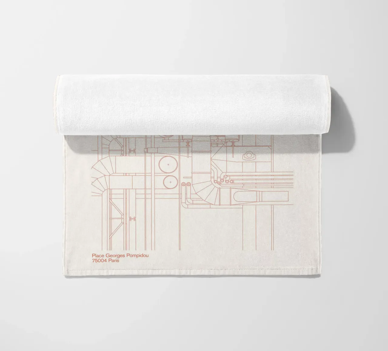Pompidou : Blueprint telo mare da Florent Bodart